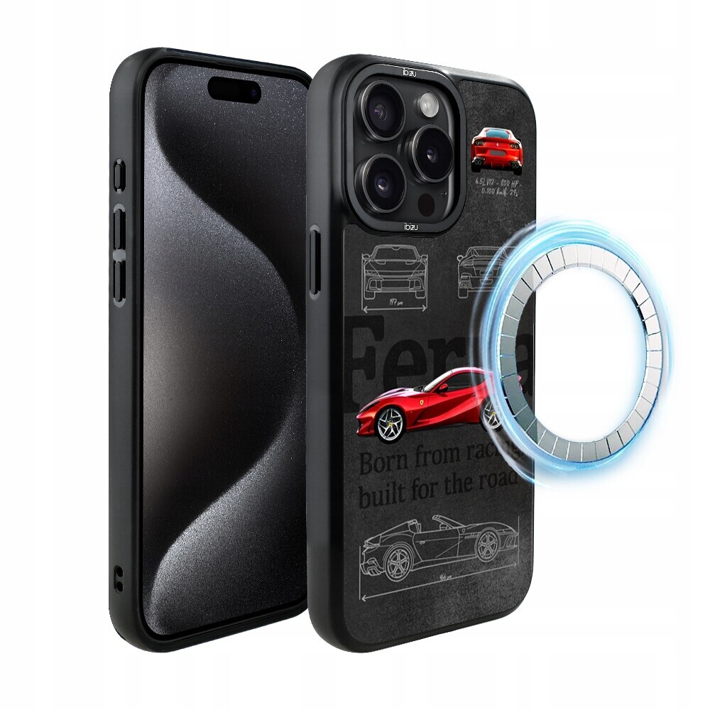 Matný Pouzdro Ibizu DropGuard pro iPhone 15 Pro s MagSafe, 812 Superfast