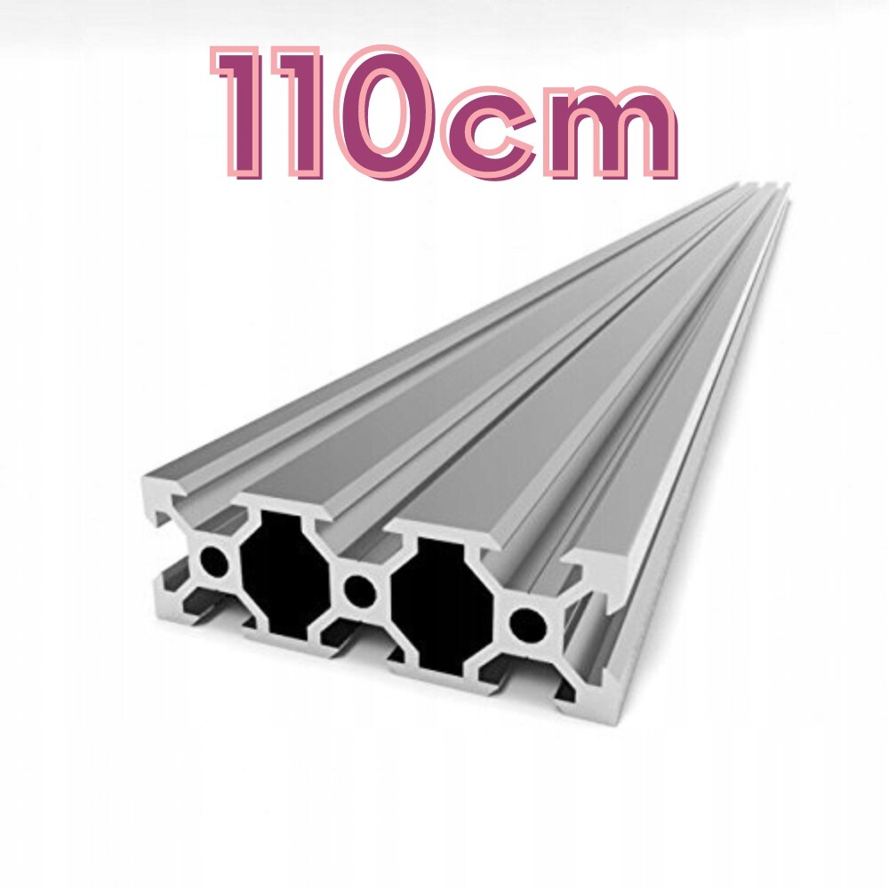 Hliníkový profil V-Slot 20x60x110 cm (stříbrný)