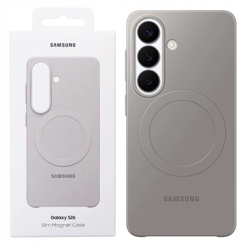 Originální Pouzdro Zadní Kryt Pro Samsung Galaxy S26 Slim Magnet Case, Šedé
