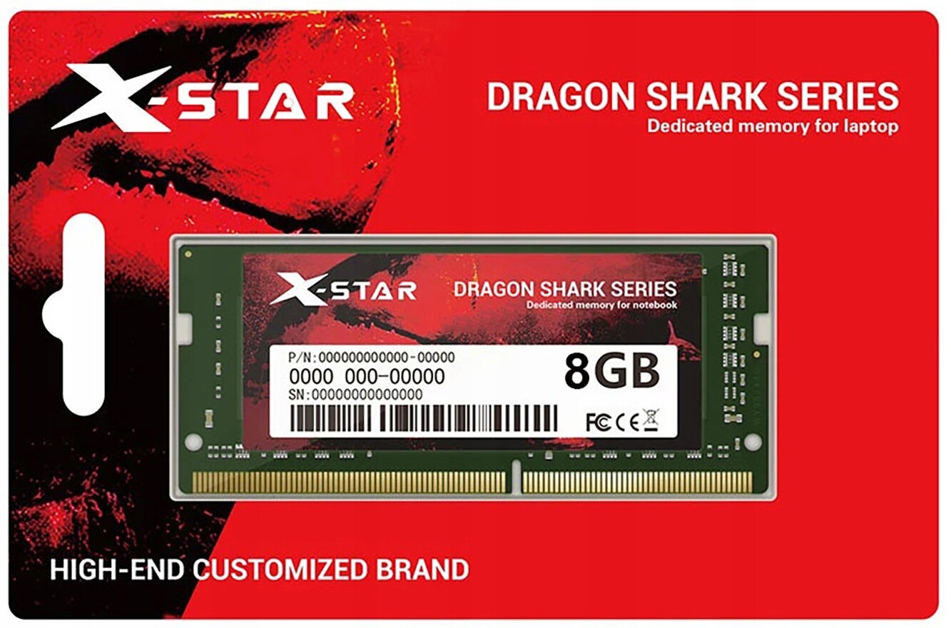paměť Ram X-Star Dragon Shark DDR3 1.5v 8GB 1600Mhz