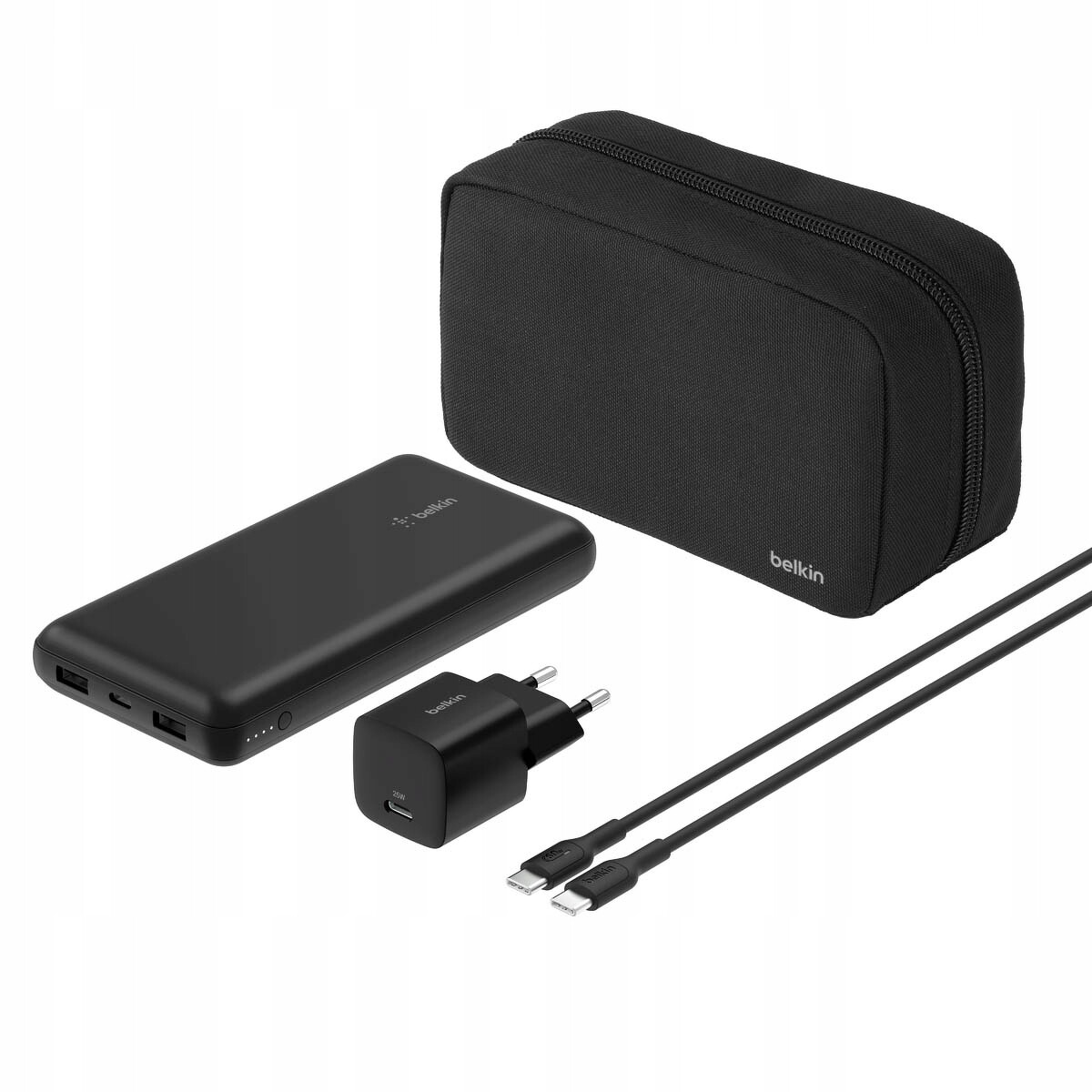 Belkin Cestovní sada Powerbanka 20 000 mAh nabíječka 25 W kabel