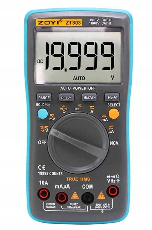 ZT-303 univerzální digitální měřič True Rms Zoyi Zotek
