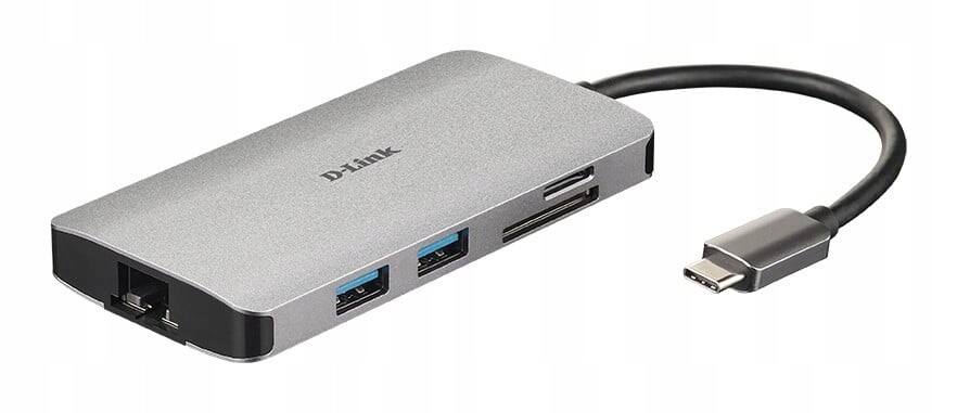 D-Link DUB-M810 dokovací stanice Kabelová Thunderbolt 3 Stříbrná