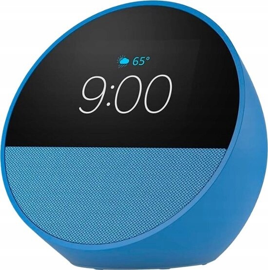 Reproduktor Amazon Echo Spot (2024) Oceán Blue – Inteligentní S Alexa, Smart