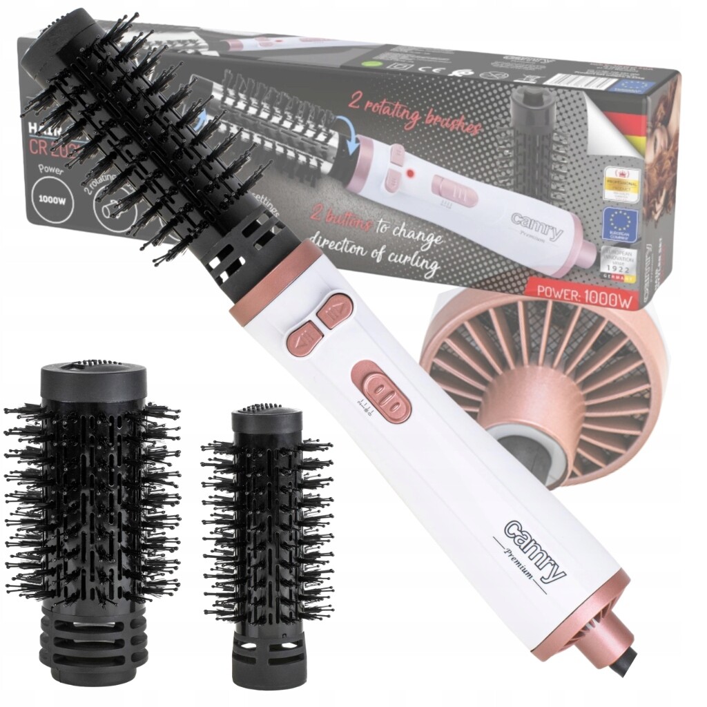 Sušička na kulmu Rotační kartáč 2 kartáče 50 mm 38 mm Studené foukání