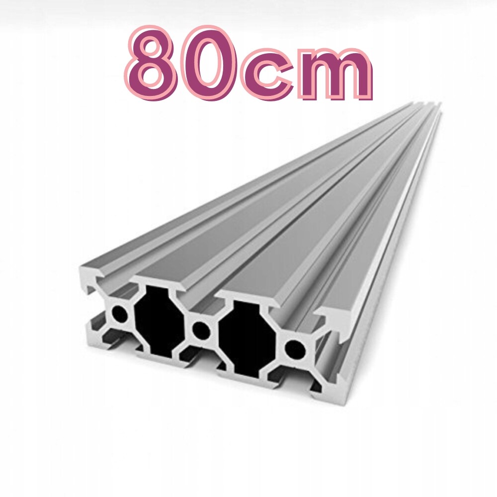 Hliníkový profil V-Slot 20x60x80 cm (stříbrný)