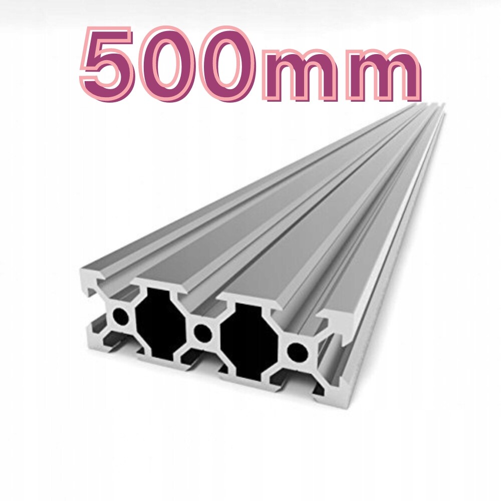 Hliníkový profil V-Slot 20x60x500 mm (stříbrný)