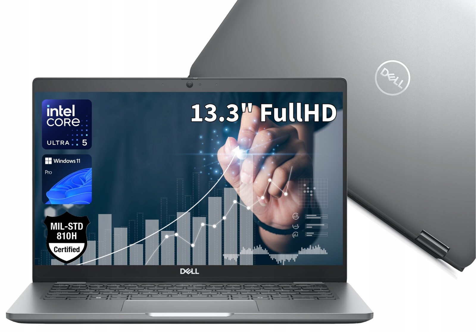 Dell Latitude 5350 U5 125U 12x4.3GHz 16/256GB 13.3 Fhd W11P Větší Baterie