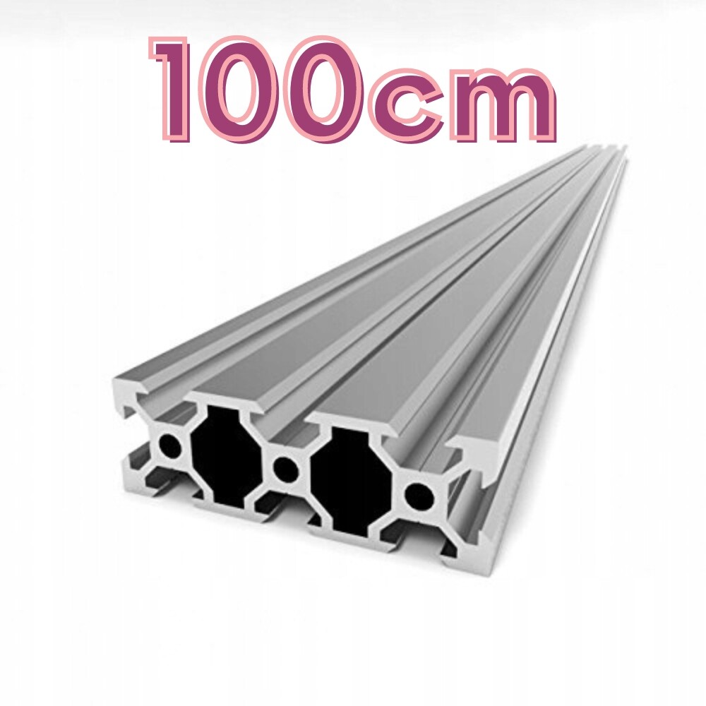 Hliníkový profil V-Slot 20x60x100 cm (stříbrný)