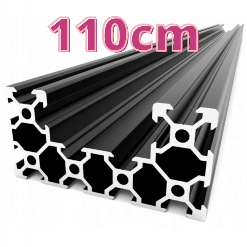 Hliníkový profil V-Slot 40x80x110 cm C-beam Černý