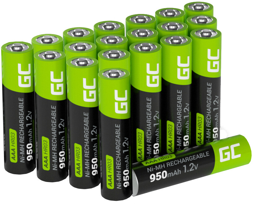 20 X Akumulátorové Baterie Pro Nabíjení Aaa R3 950MAH Nimh Pro Dálkové Ovládání