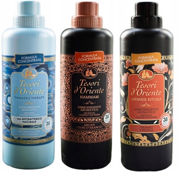 Tesori d'Oriente Sada 3 italských oplachovacích přípravků 760 ml Thj