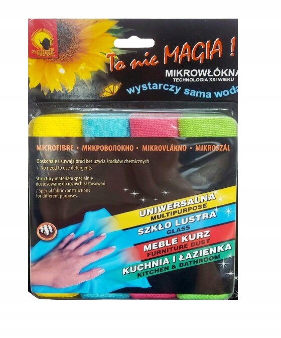 Utěrky z mikrovlákna do kuchyně, koupelny, univerzální savá skla 32x32