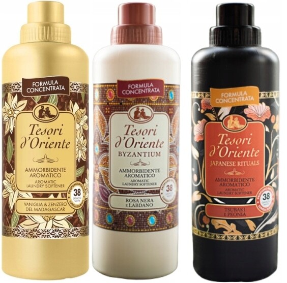 Tesori d'Oriente Sada 3 italských oplachovacích přípravků 760 ml Vbj