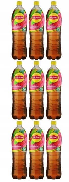 Lipton Ledový čaj s příchutí maliny 1,5 l x 9 ks sada