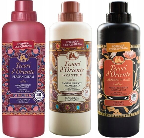 Tesori d'Oriente Sada 3 italských oplachovacích přípravků 760 ml Pbj