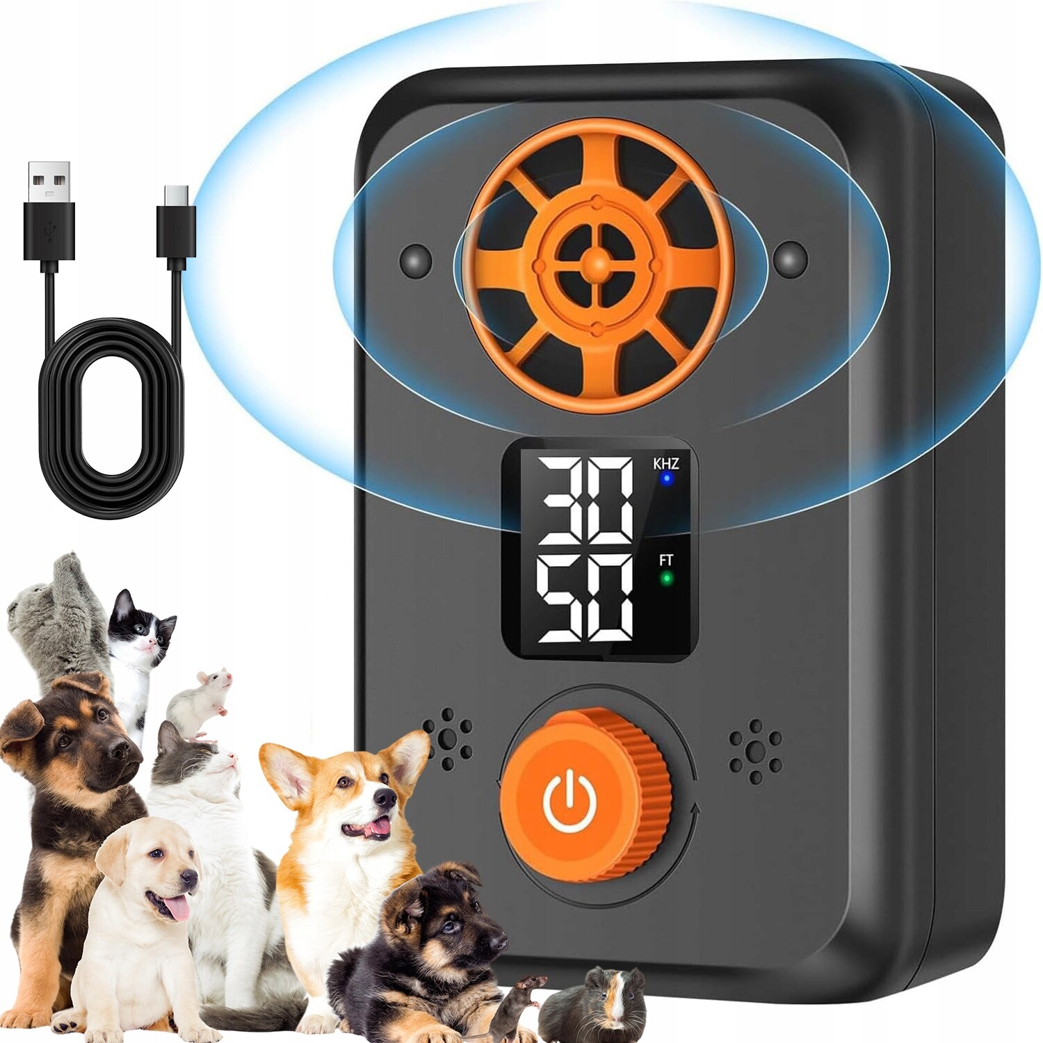 Protištěkací Zařízení Pro Psy, Tři Režimy Dosahu 1200MAH 5V