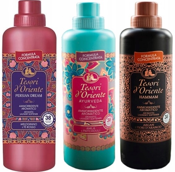 Tesori d'Oriente Sada 3 italských oplachovacích přípravků 760 ml Pah