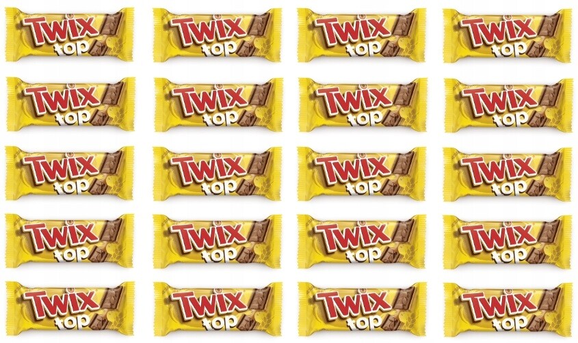 20 x 21 g Twix Top tyčinka Karton