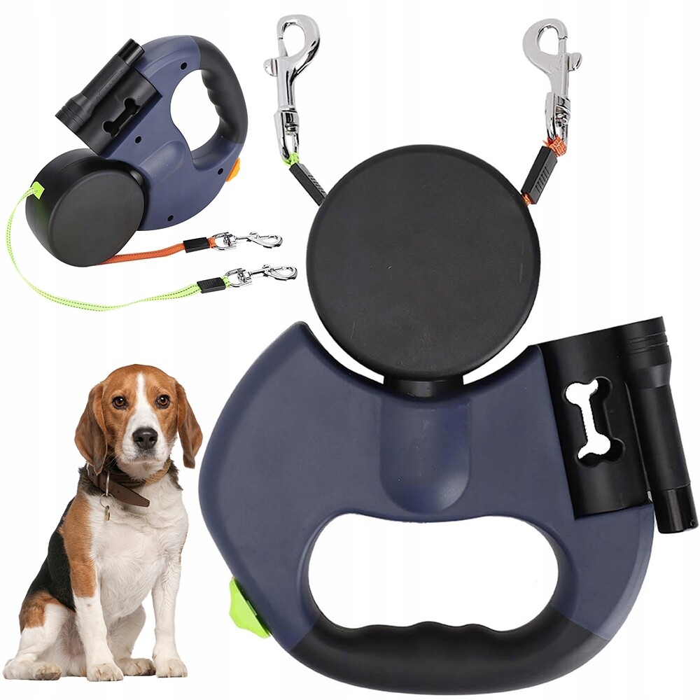 Vodítko Automatická s svítilnou do 3 m Protiskluzová 360° rolovací