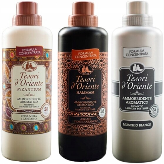 Tesori d'Oriente Sada 3 italských oplachovacích přípravků 760 ml Bhm