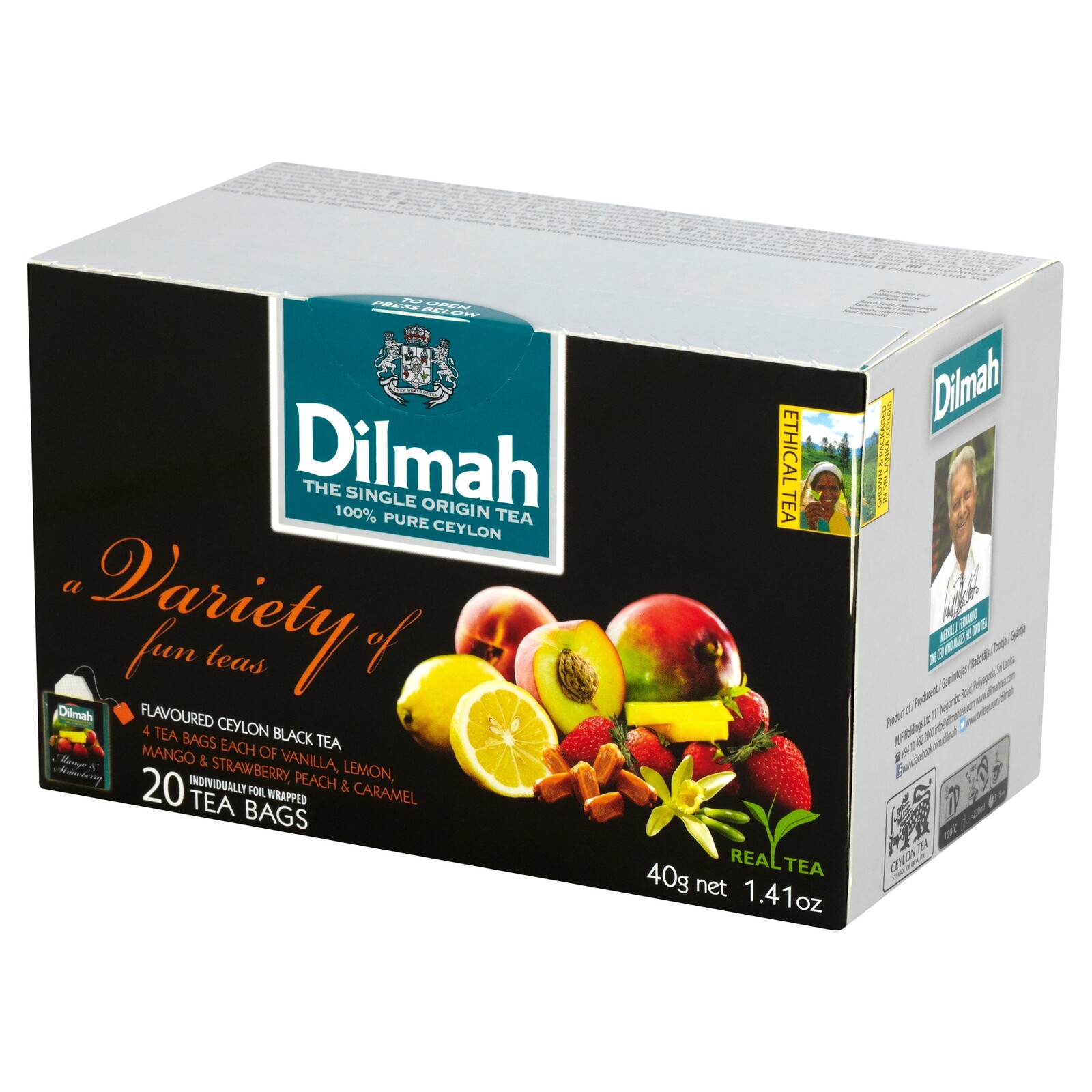 Dilmah Variety Mix obálka 20 kopií