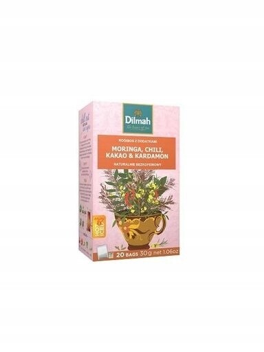 Dilmah Moringa, Chili, Kakao & Kardamon čaj 20 sáčků