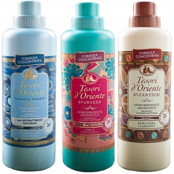 Tesori d'Oriente Sada 3 italských oplachovacích přípravků 760 ml Tab