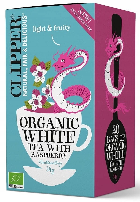 Clipper Čaj s malinou Bio (20 x 1,7 g) 34 g