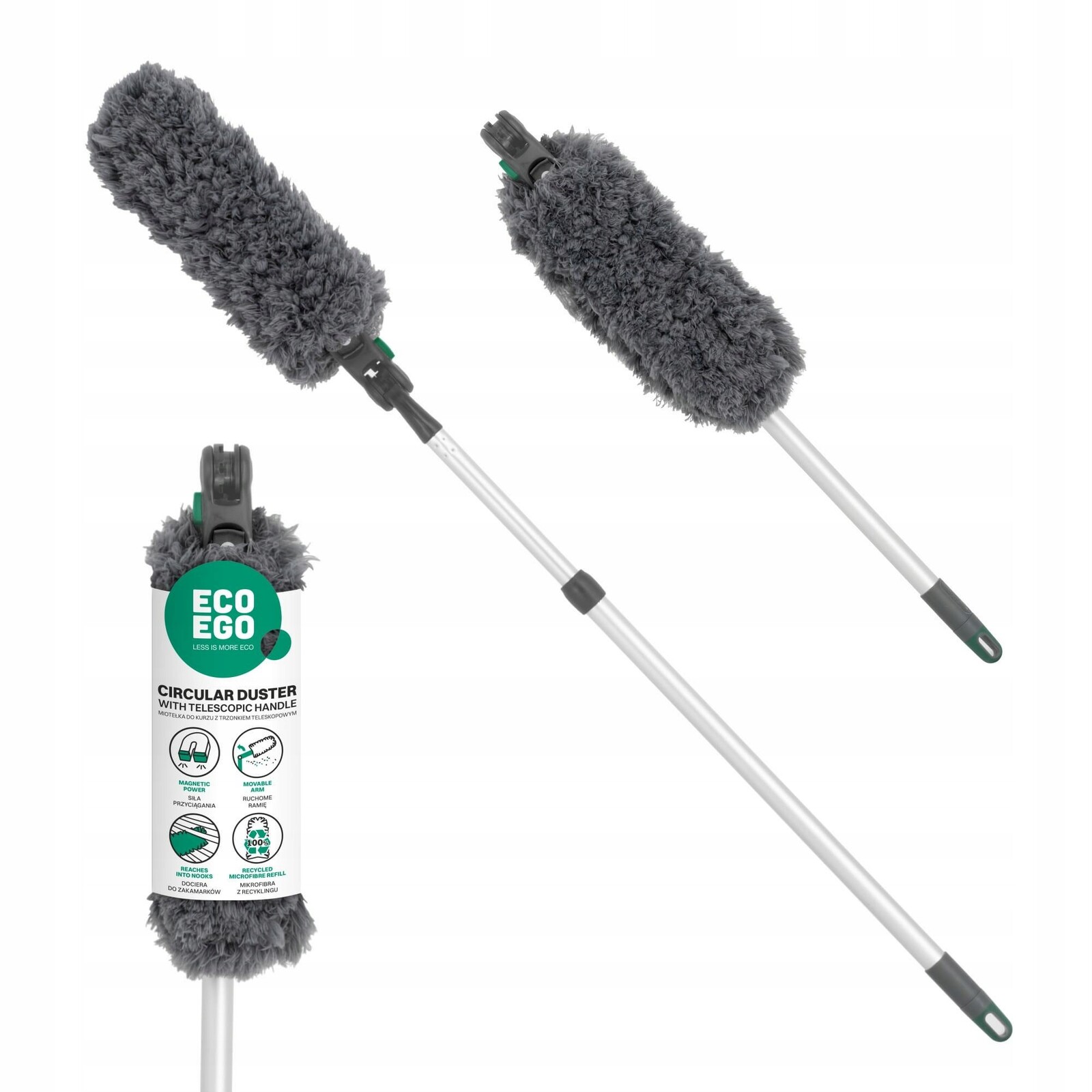 Teleskopická prachovka Eco Ego 62-108 cm