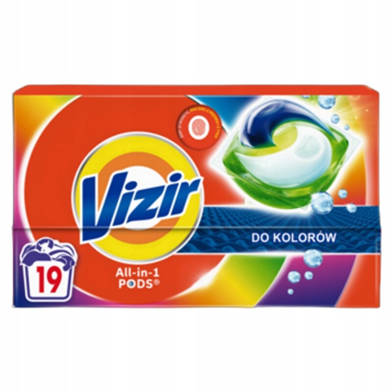 Vizir Kapsle na praní All in1 Pods Color 19 ks (19 x 18,2 g)