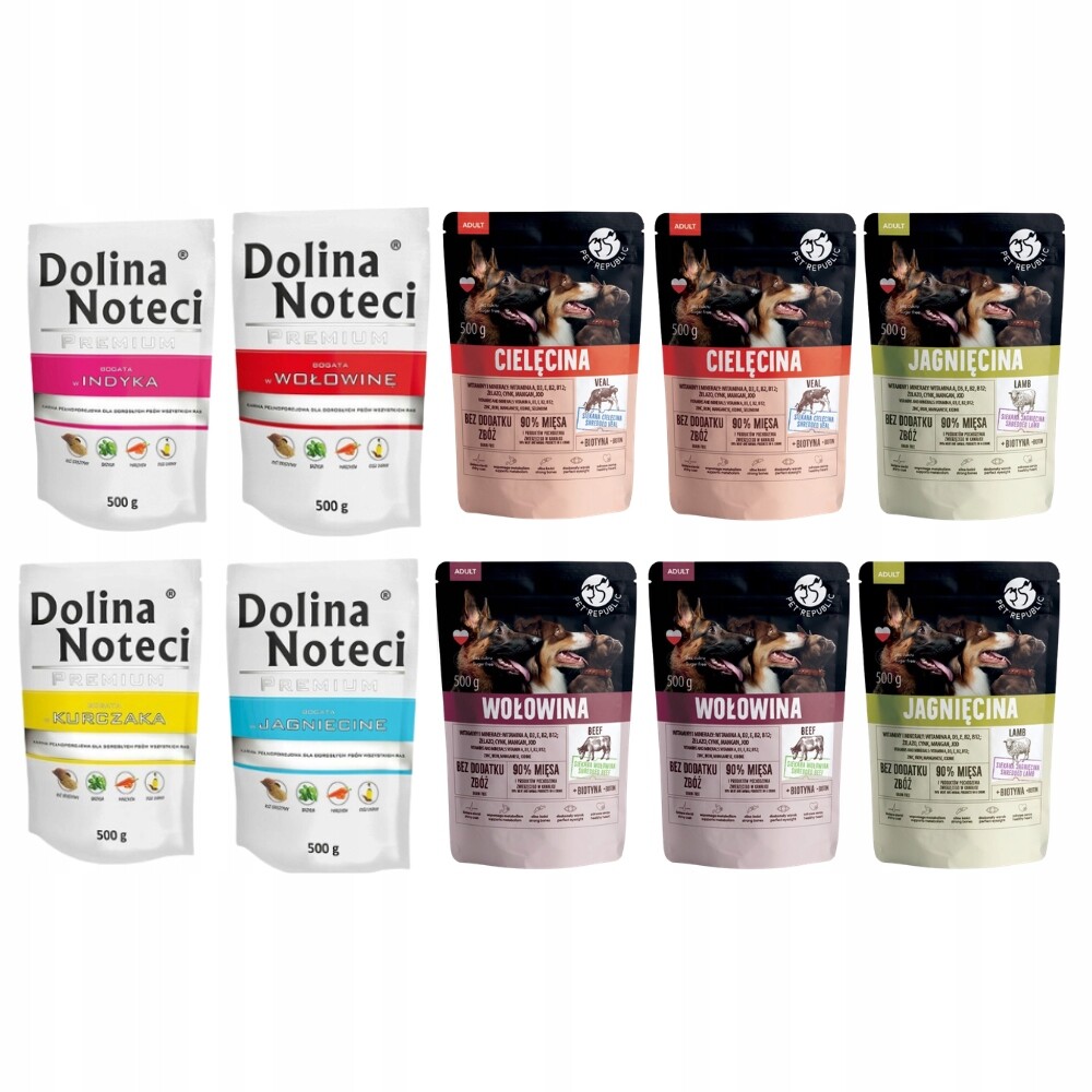 Dolina Noteci Premium Petrepublic vlhké krmivo pro psy Mix chutí 20x500 g