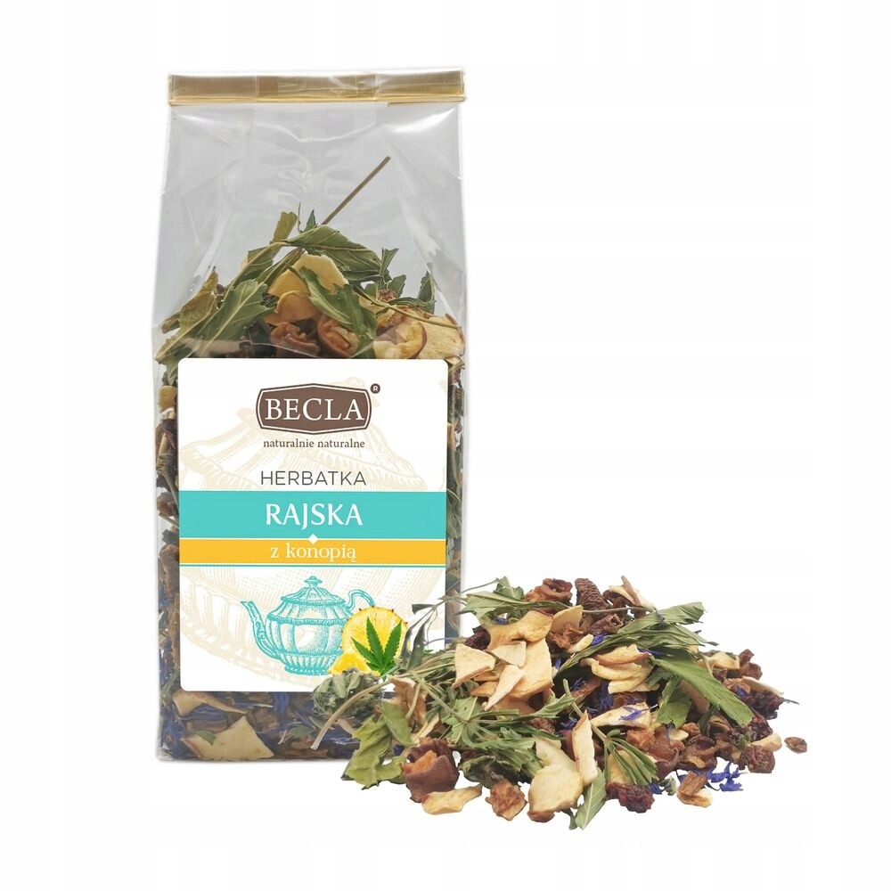 Čaj Rajský S Konopím – nálev Ovocný Čaj Jako Dárek 40 g Becla