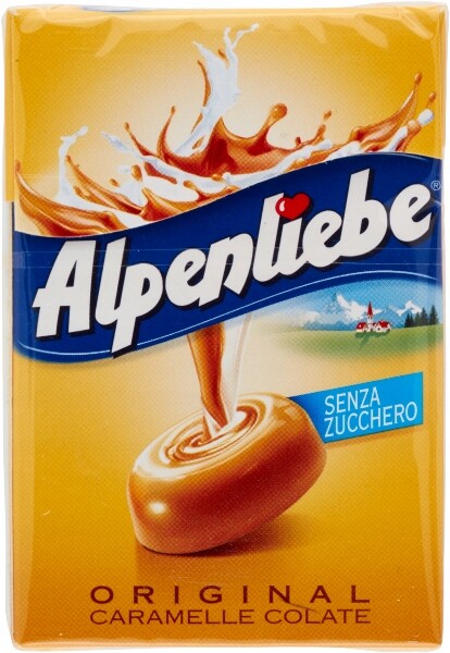5 x Bonbóny karamelky bez cukru 49 g Alpenliebe