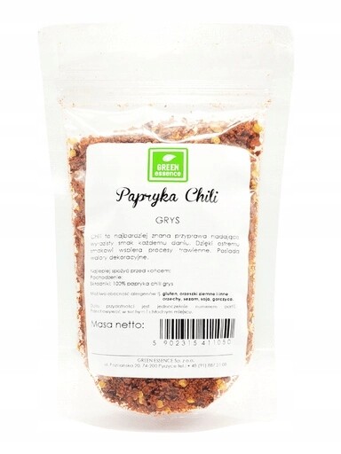5x Green Essence Paprikili grys 100g 1-3 mm sušená chilli paprička s vločkami