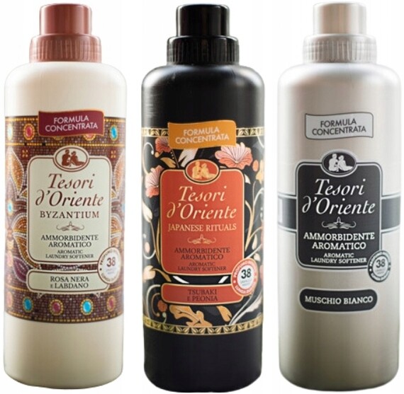 Tesori d'Oriente Sada 3 italských oplachovacích přípravků 760 ml Bjm