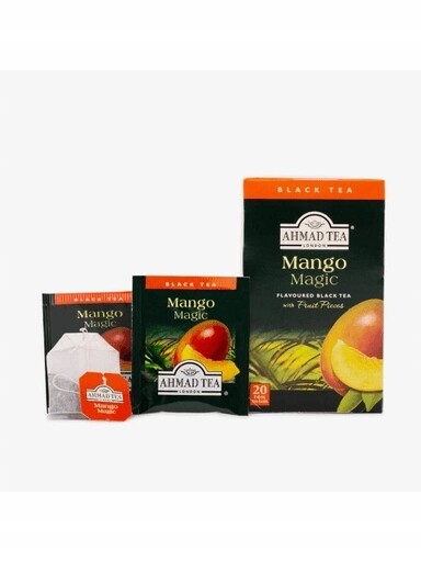 Ahmad Mango černý čaj s mangem, 20 sáčků