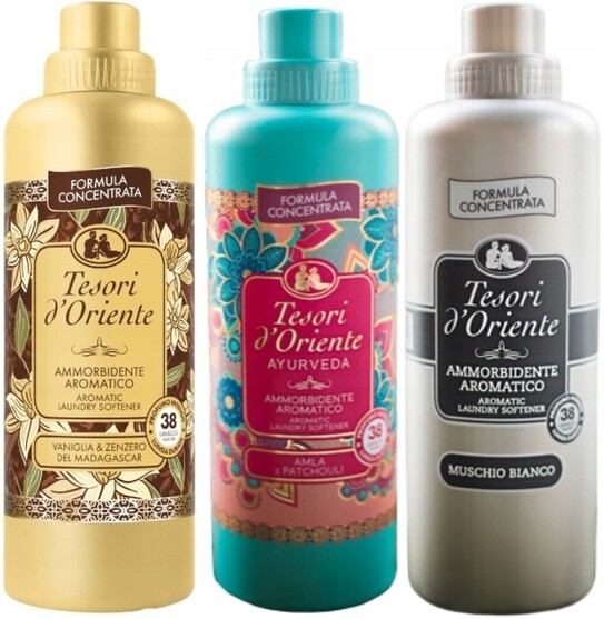 Tesori d'Oriente Sada 3 italských avivážních přípravků 760 ml Vam