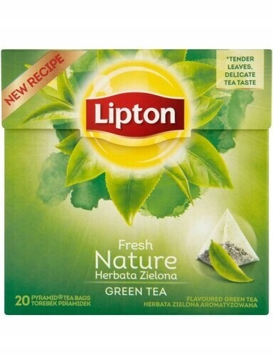 Lipton Fresh Nature Čaj zelený 20 sáčků