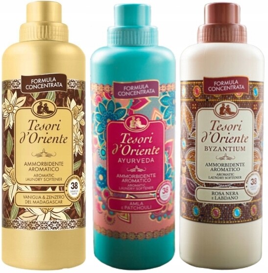 Tesori d'Oriente Sada 3 italských oplachovacích přípravků 760 ml Vab