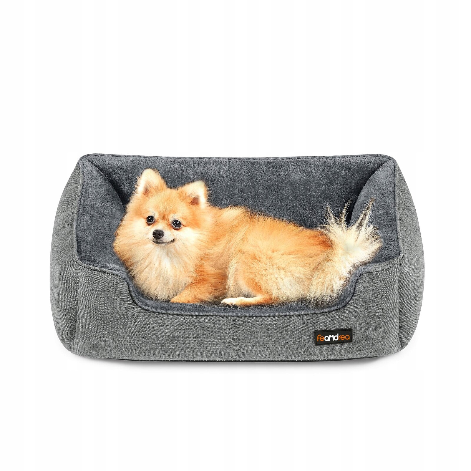 Pelíšek Pro Psa S Odnímatelným Potahem, Šedé 70X55 CM