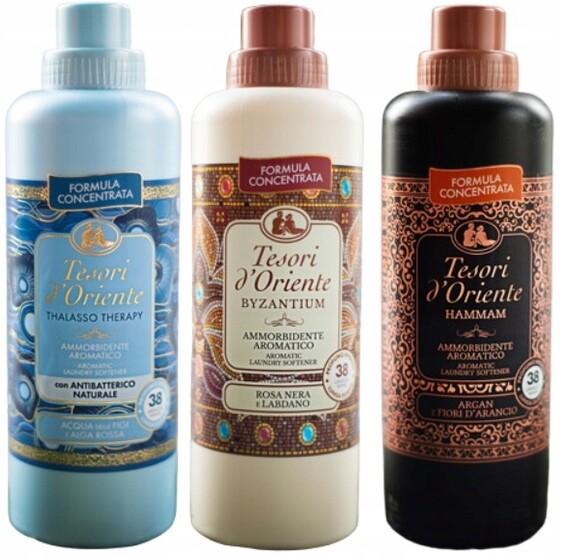 Tesori d'Oriente Sada 3 italských oplachovacích přípravků 760 ml Tbh