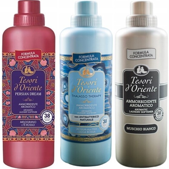 Tesori d'Oriente Sada 3 italských oplachovacích přípravků 760 ml Ptm