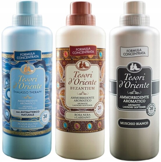 Tesori d'Oriente Sada 3 italských oplachovacích přípravků 760 ml Tbm
