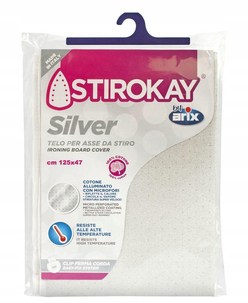 Arix Obal na žehlicí prkno 125 x 47 cm, metalizovaný