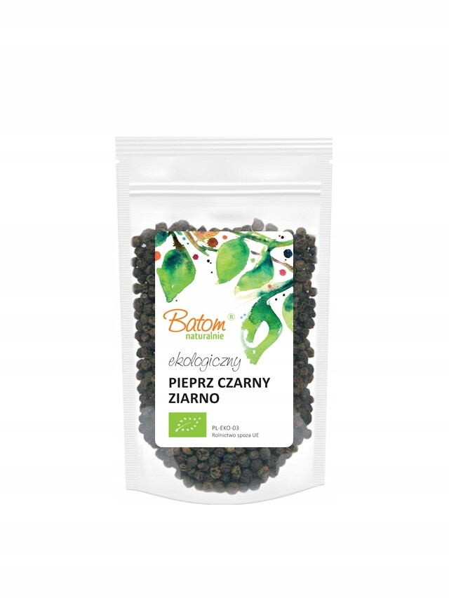 5 x Batom Pepř černý ekologické zrno Bio 50 g Batom