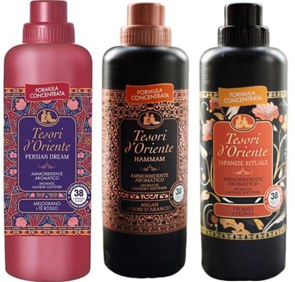 Tesori d'Oriente Sada 3 italských oplachovacích přípravků 760 ml Phj