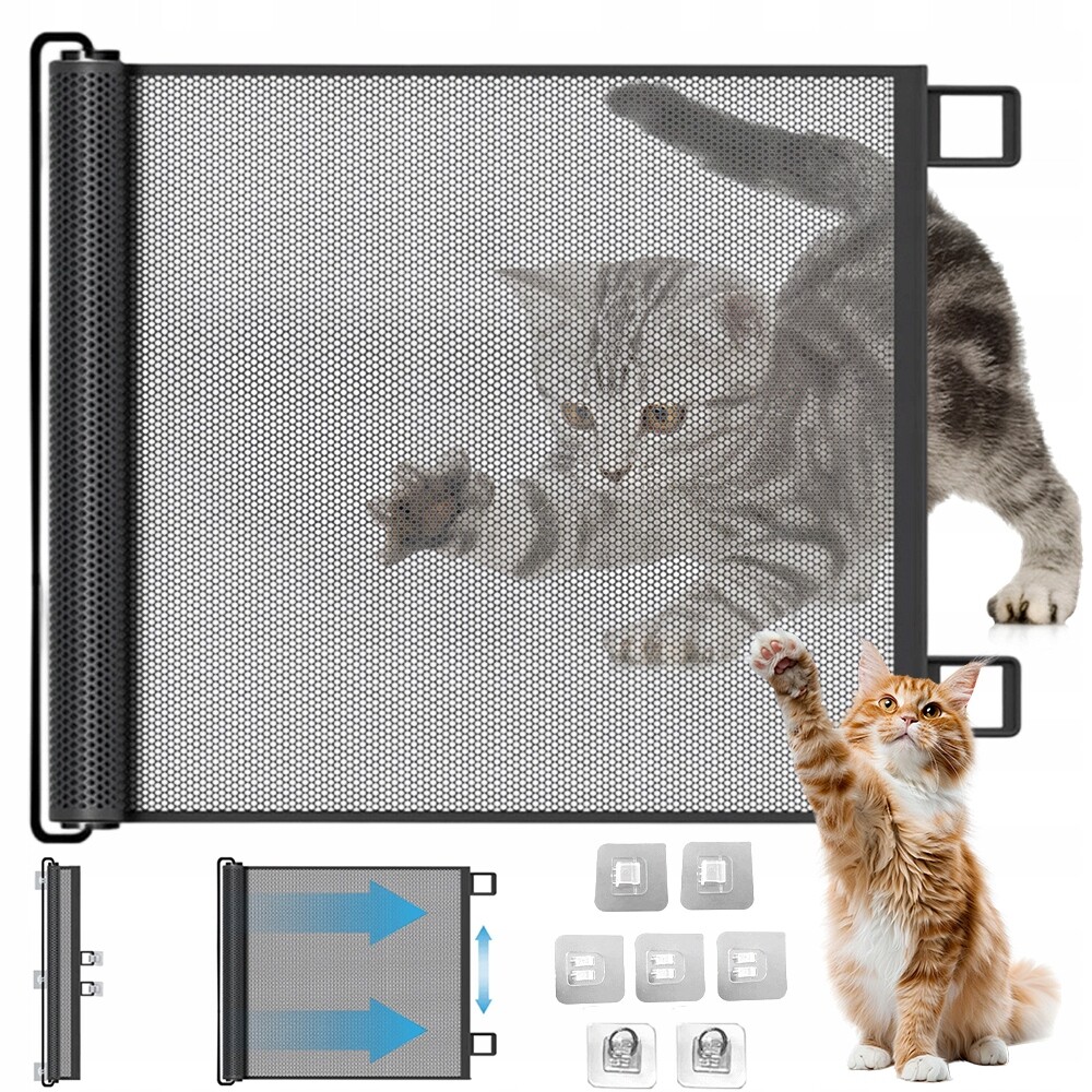 Ochranná Branka Pro Psa A Kočku Na Nebezpečné Zóny V Domě 130 X 78 CM