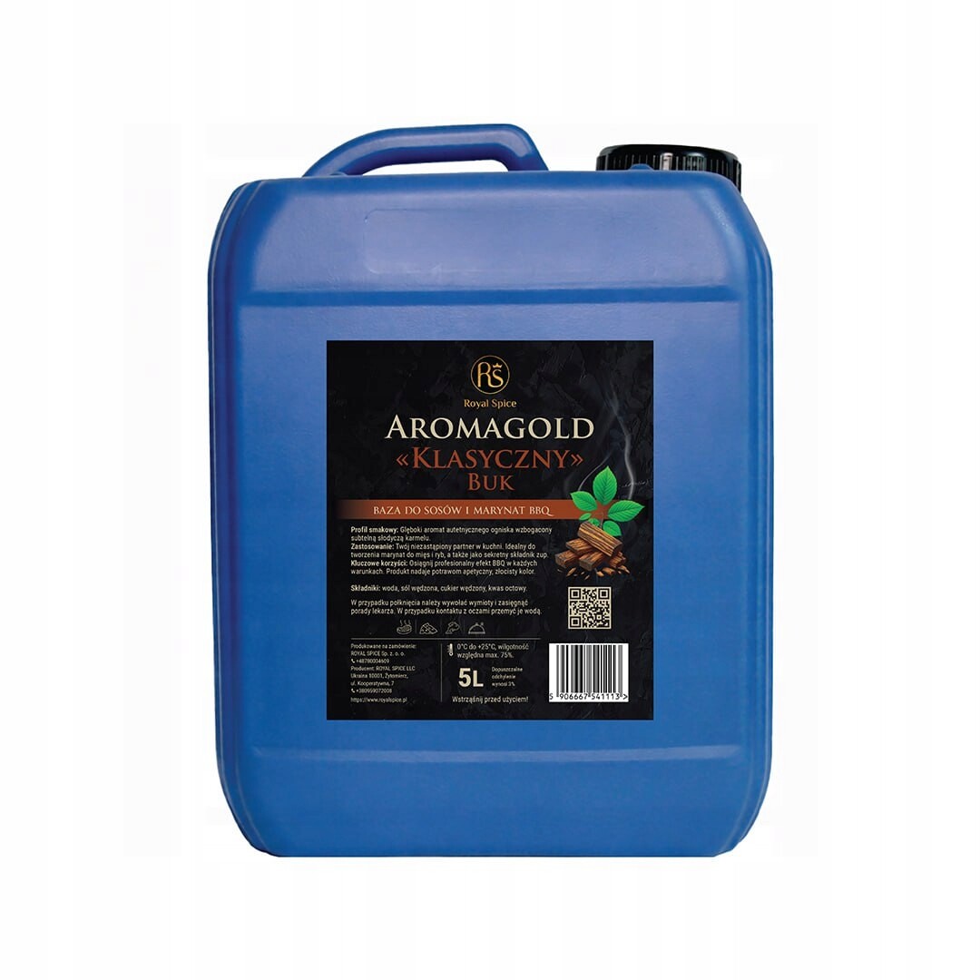 Aromagold „Klasický“ bukový základ pro omáčky, marináda Bbq 5 l