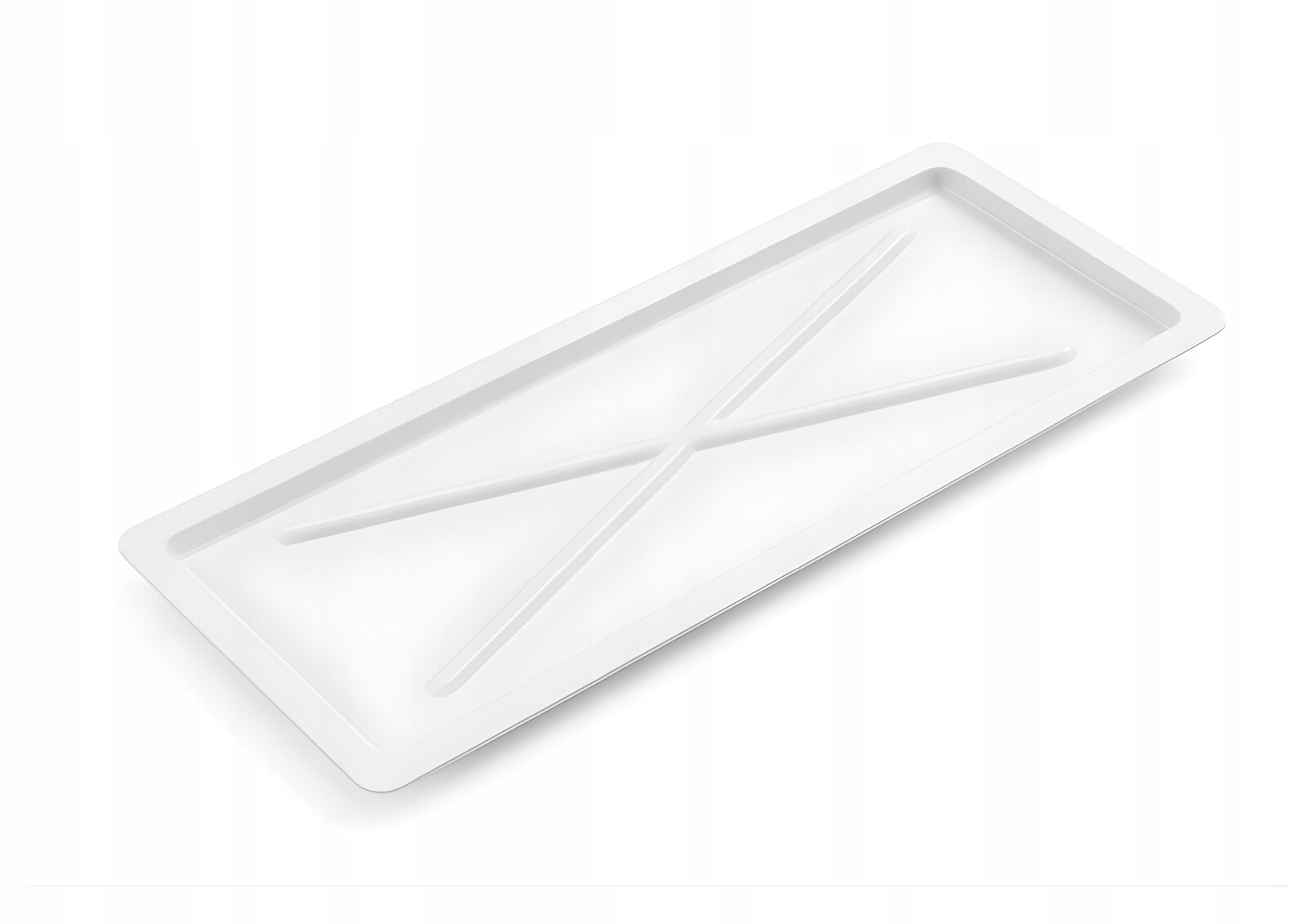 Ander podnos pod sušičku na nádobí plast 51x19 bílý